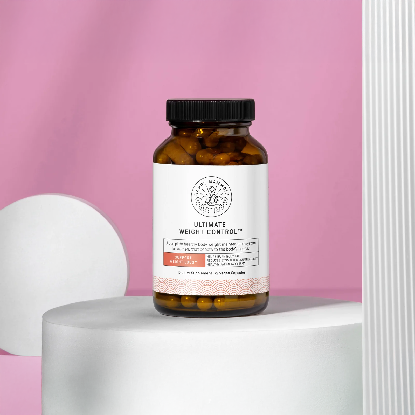Ultimate Weight Control: 5 Most Clinically-Backed Weight Loss Nutrients In A Single Capsule – Happy Mammoth