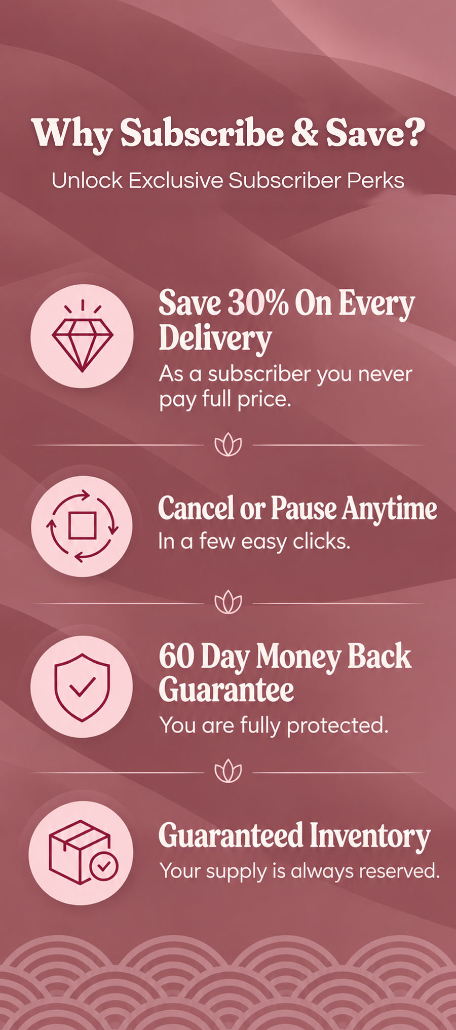 Reactivate your subscriber perks